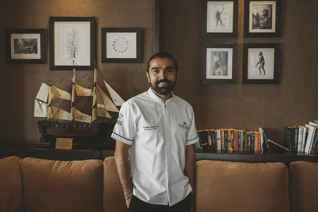 Executive Chef Cristian Puente at Evolution by Pikaia
